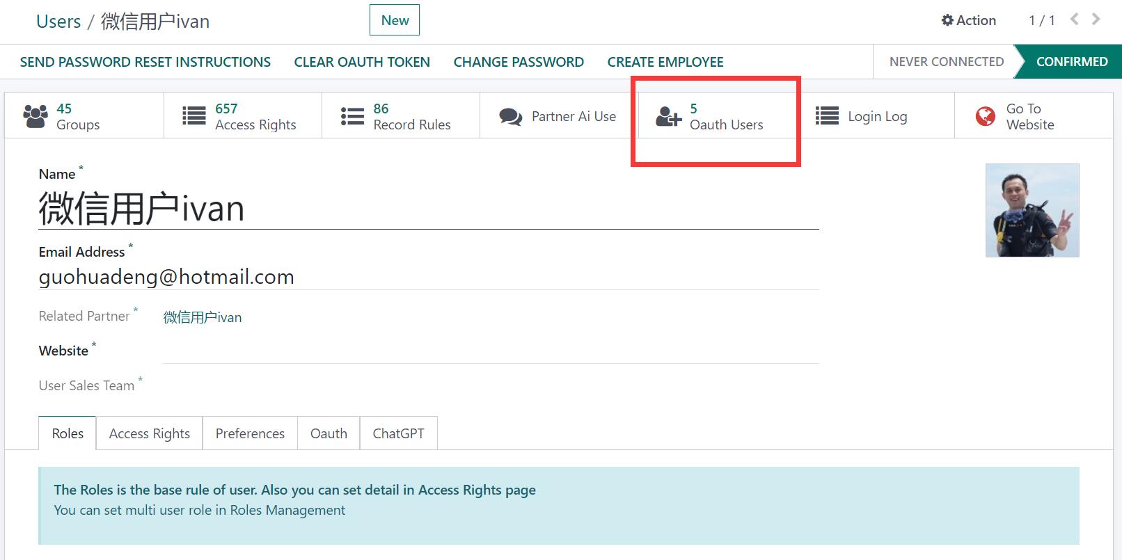 Wechat SSO Login Oauth. Odoo Login Signup via wechat.