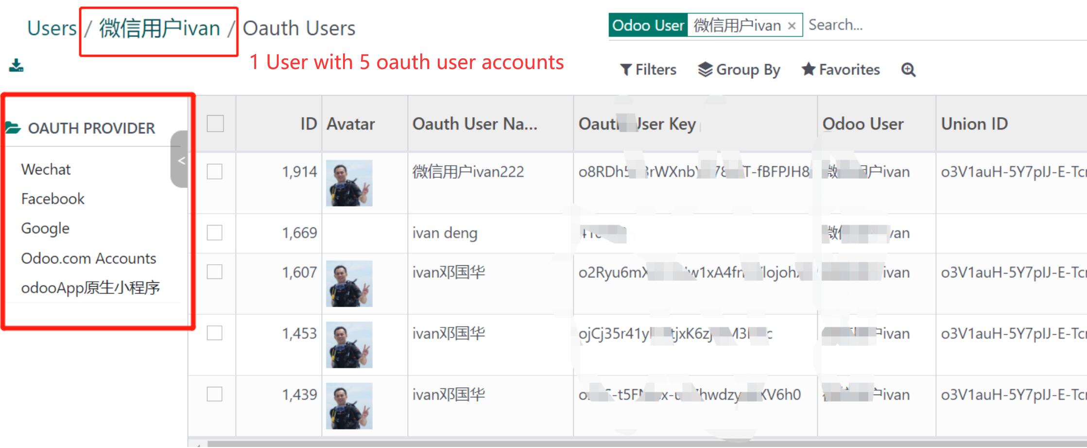Wechat SSO Login Oauth. Odoo Login Signup via wechat.