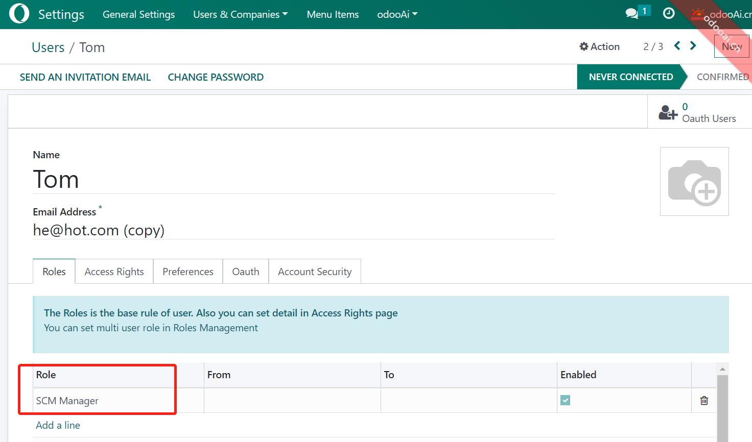 Easy User Admin, User Role manager.