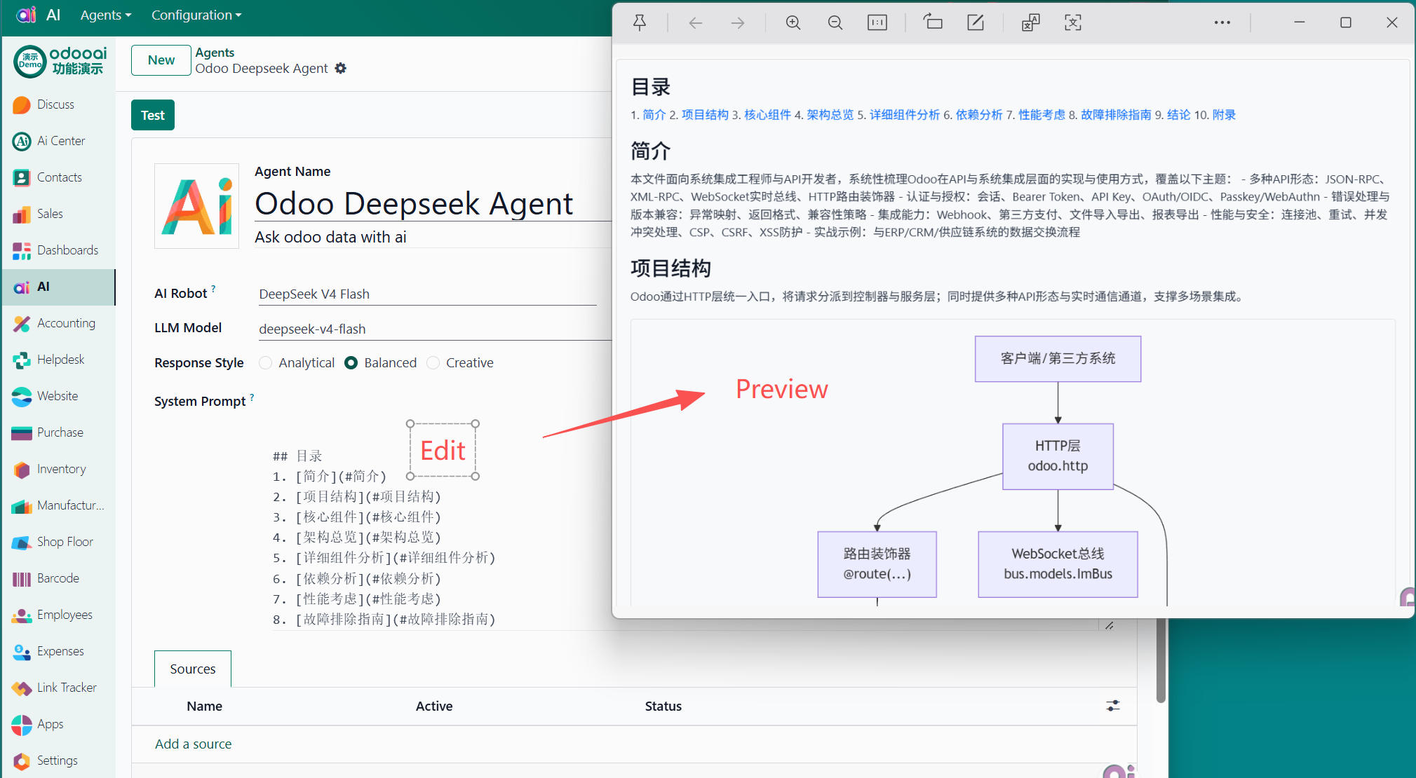Markdown Edit and Preview