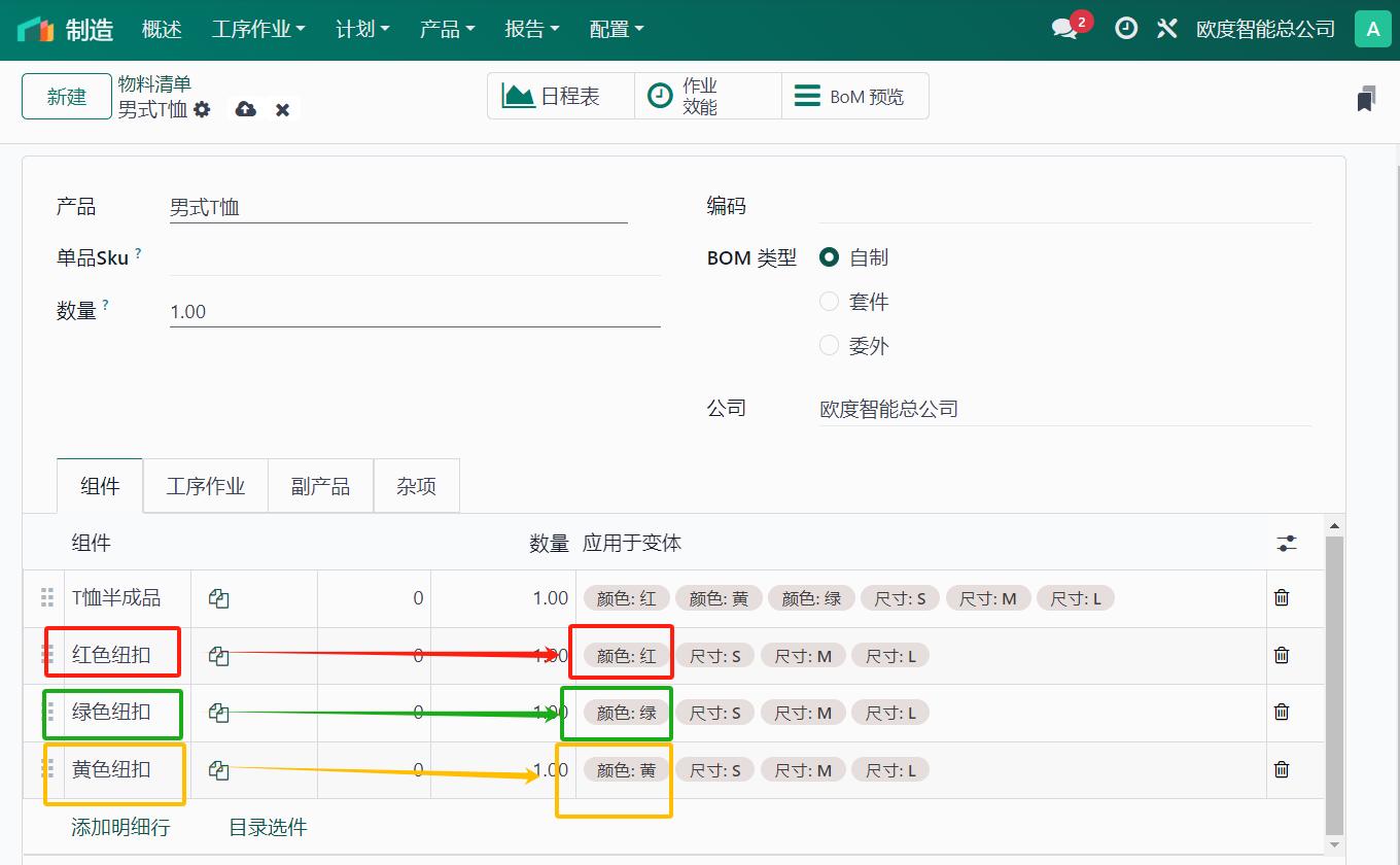 1.1. 管理产品变型Bom表