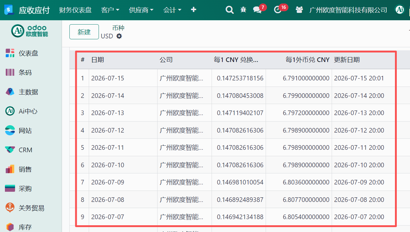 步骤三:多币种配置与汇率管理