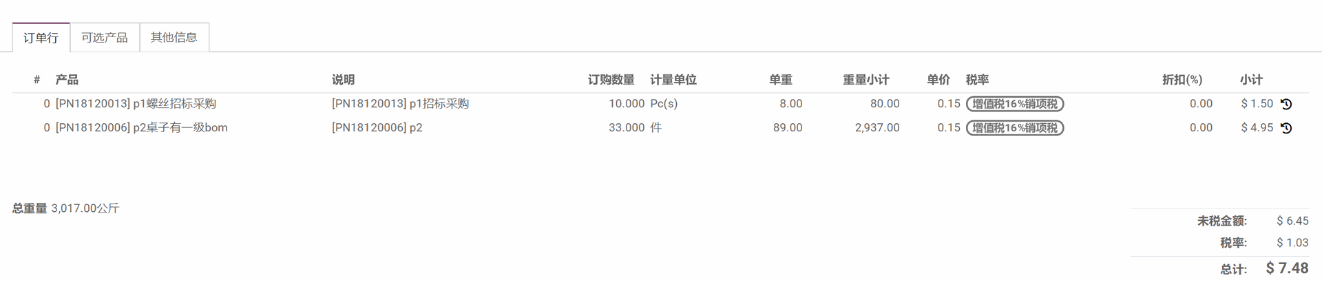 Odoo17,16,15,14,13,12实现mrp齐料运算,供应链全程追溯一单到底,销售生产招标采购联动-多级BOM支持