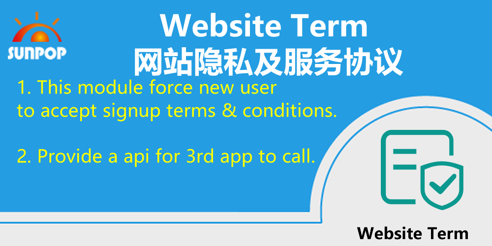 Signup With Terms & Conditions