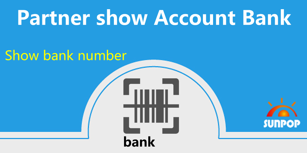 Account Bank, Show Default Bank in Partner, Order, Invoice