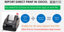 Report Direct Print and Preview. PoS direct print to local printer. Silent Print without Download