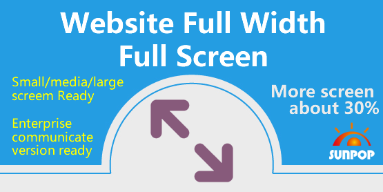 Website Portal Responsive Fullwidth (Portal view full width)