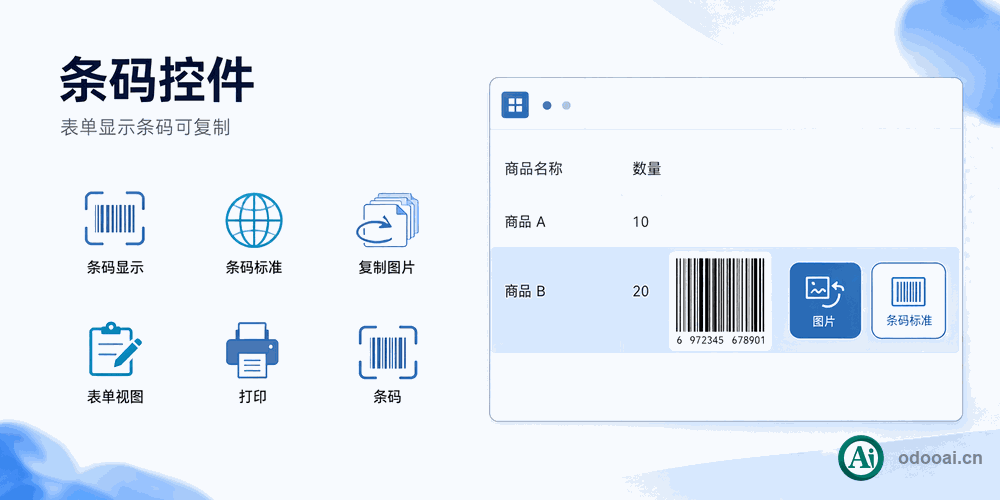 Barcode Image Widget