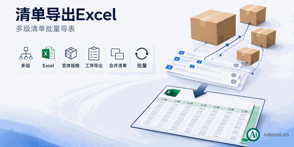 [app_mrp_bom_export] 批量多级BoM及工序导出至Excel-Mass Export Bom to Excel with multiple level and Operation Structure