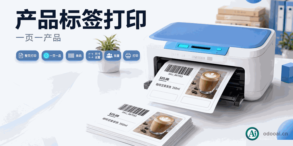 [app_product_label] 每页打印产品标签，报告增强