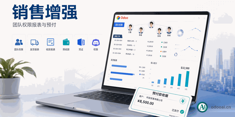 [app_sale_pro] 销售开箱用系列-团队权限,发货收款报告,销售预收应收暂估及销售凭证自动化