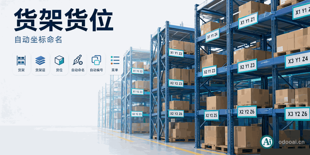 [app_stock_location_shelf] 仓库货架管理，货架自动编号命名