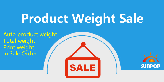 [app_product_weight_sale] Weight in Sales Order