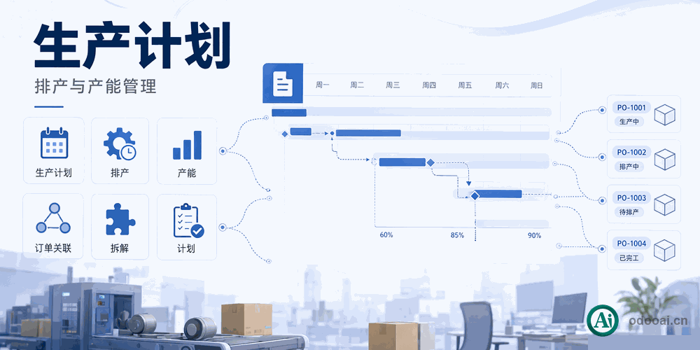 [app_mrp_plan] 生产排产，自动补货生成生产计划，再由生产计划分配生产订单APS MRP Production Plan